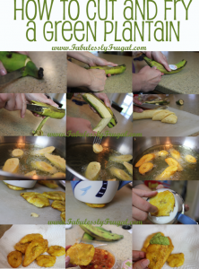 How to fry plantins - how to peel plantains
