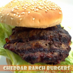 Cheddar ranch burgers recipe