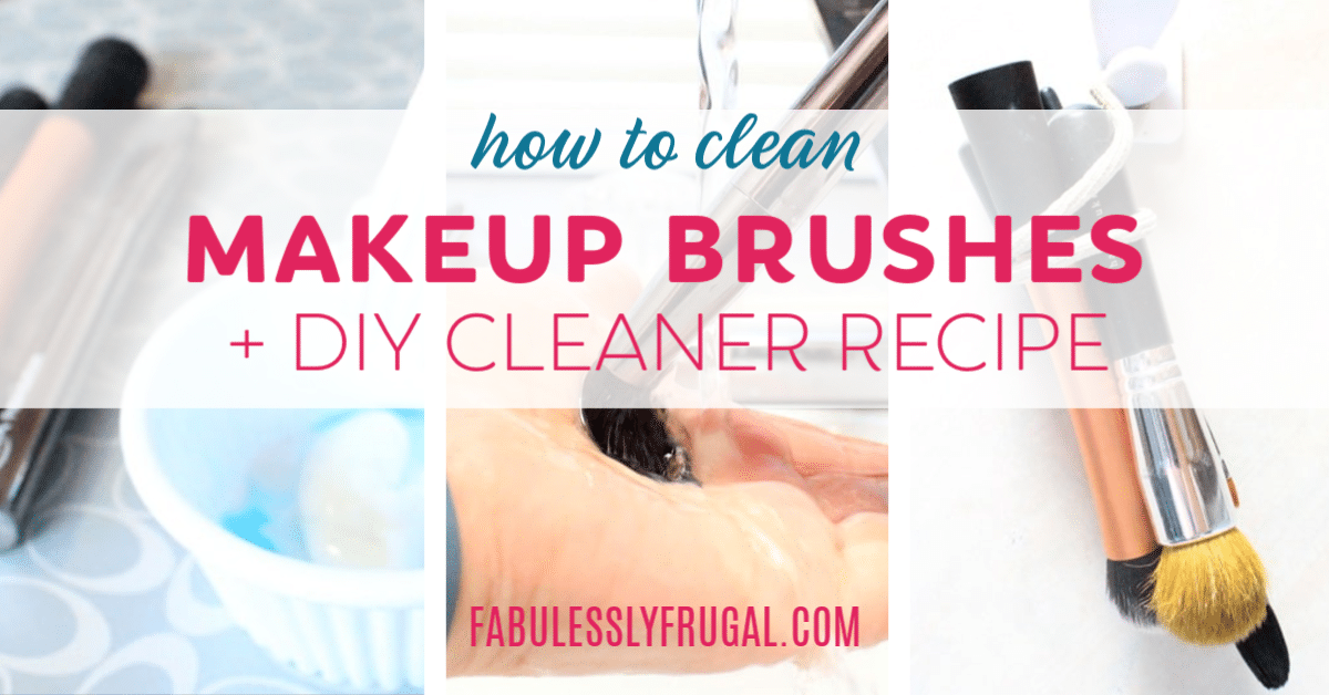 how to clean makeup brushes with olive oil