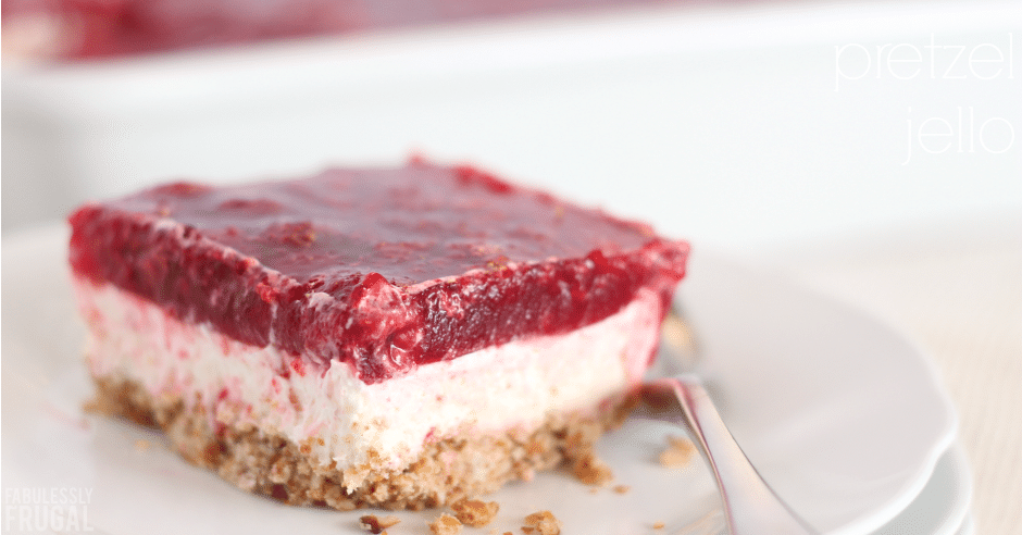 Raspberry pretzel jello salad recipe