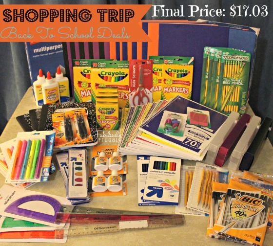 Back to School Shopping Trip Save 87