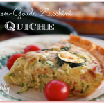 Bacon-Gouda Zucchini Quiche