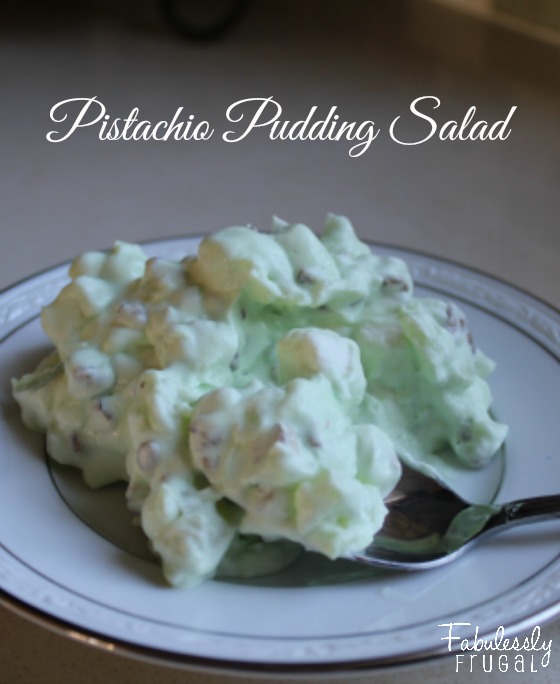 Pistachio pudding salad