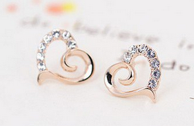 Heart earrings