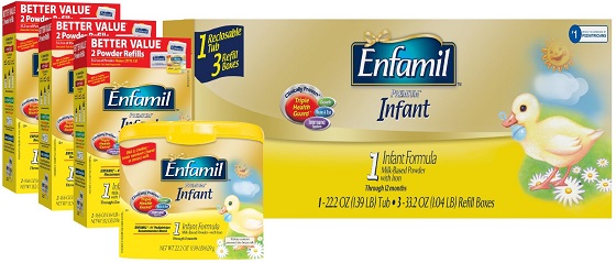 enfamil baby formula free mailed sample