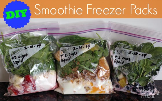 DIY Smoothie Freezer Packs