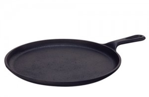 Lodge L9OG3 Pre-Seasoned Round Griddle, 10.5-inch