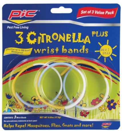 Citronella wrist bands