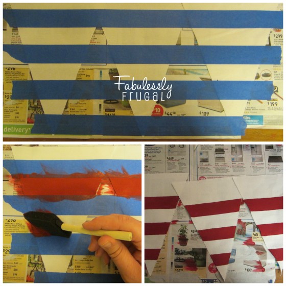 Painting Stripes on Pennants