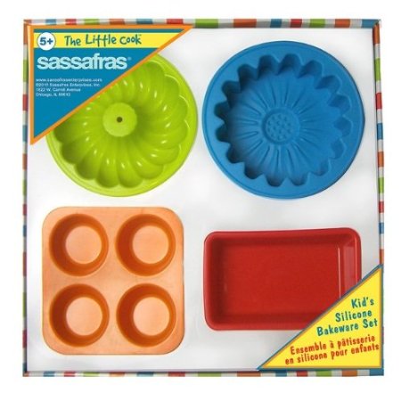 The Little Cook Child's 4-piece Silicone Bakeware Set