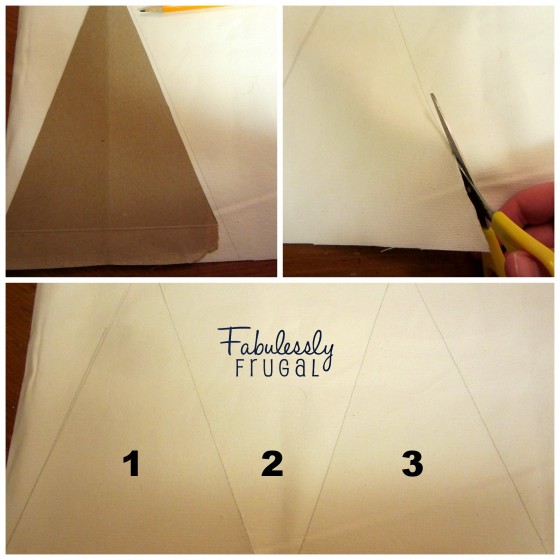 Tracing and Cutting Pennants