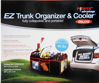 Collapsible EZ Trunk Organizer and Cooler Deluxe
