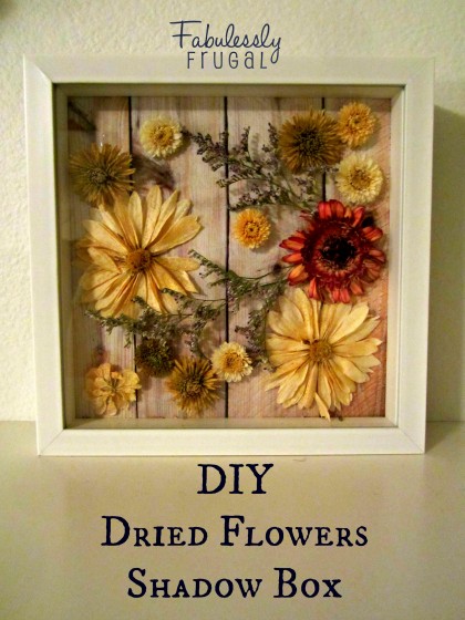 Final- DIY Dried Flower Shadow Box