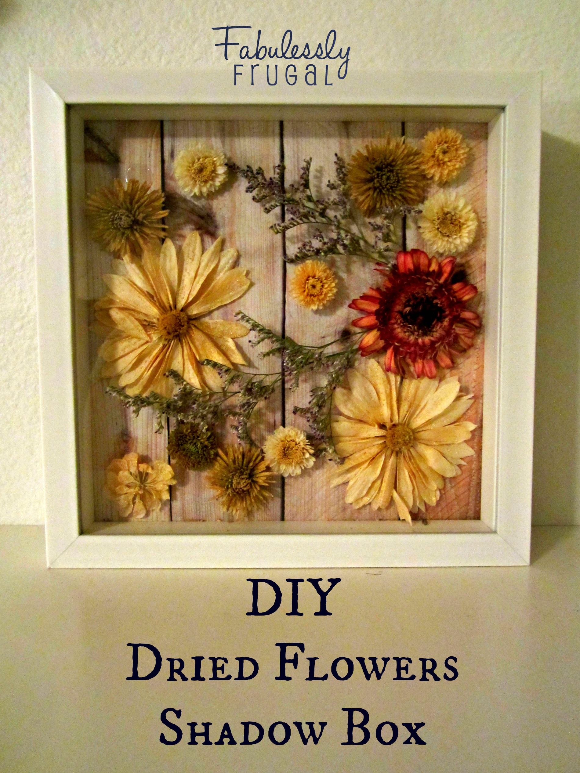 How To Preserve Fresh Flowers In A Shadow Box / Wedding Flowers