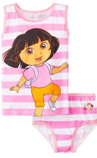 Handcraft 2-6X Dora Todd Girls Hng Fndz Set