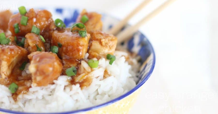 easy, quick orange chicken recipe