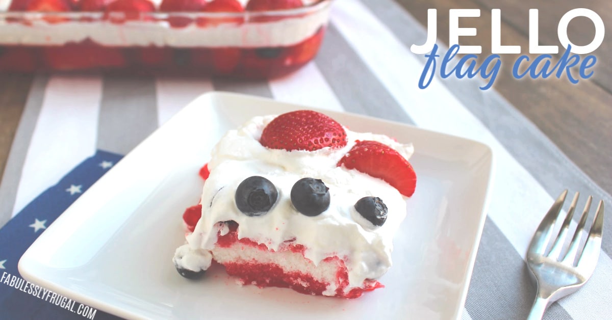 Jello flag cake recipe