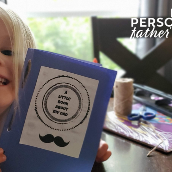 Personalized father's day book