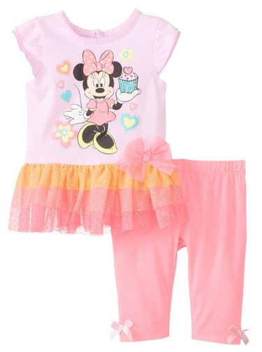 Disney Baby-Girls Minnie Newborn Legging Set