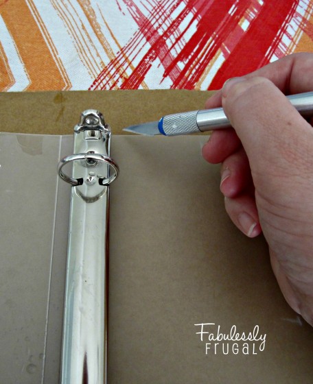 DIY Stencil- cut folder