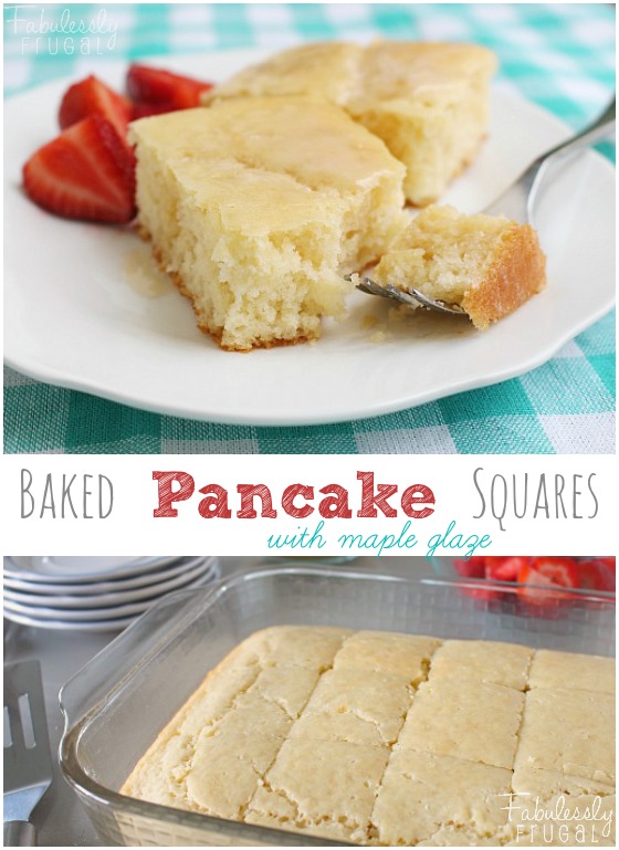 Baked Pancake Squares Recipe