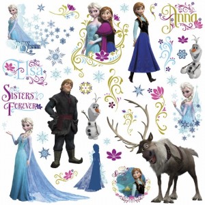 RoomMates Frozen Peel and Stick Wall Decals, 36 Count (540x540)