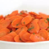 Easy slow cooker glazed carrots recipe