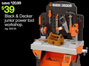 target black and decker toy tool set