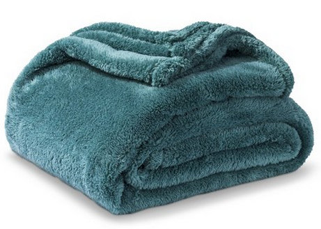 Bedsure Sherpa Fleece Blanket King Size Black Plush ...