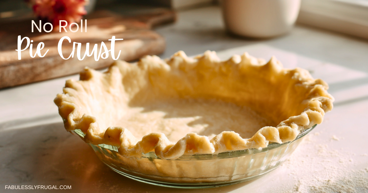 No Roll Pie Crust Recipe (5 Minute Press-In Crust)