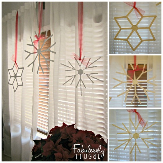 Snowflakes- hang collage