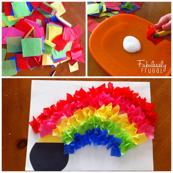 St. Patrick's Day Paper Crafts for Kids