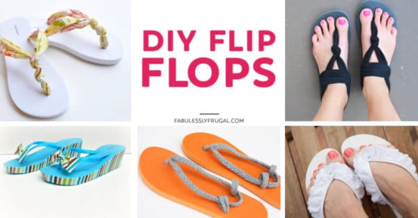 DIY flip flops