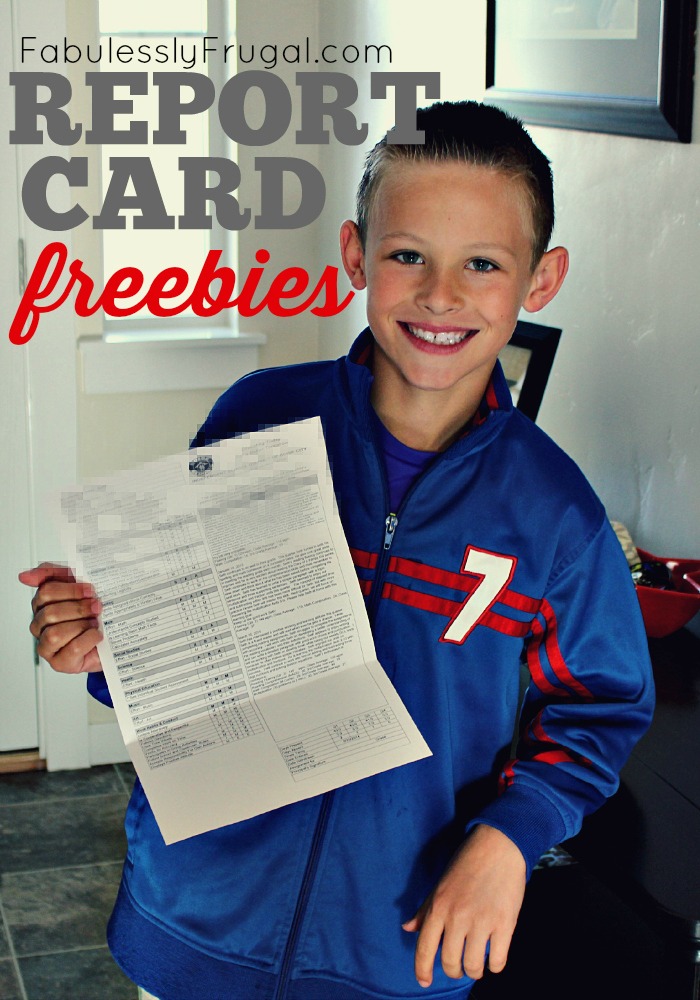 Report Card Freebies and Incentive Ideas for Good Grades!