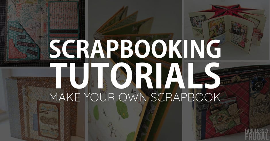 Mini Scrapbook Tutorial, DIY- How to Make a Scrapbook
