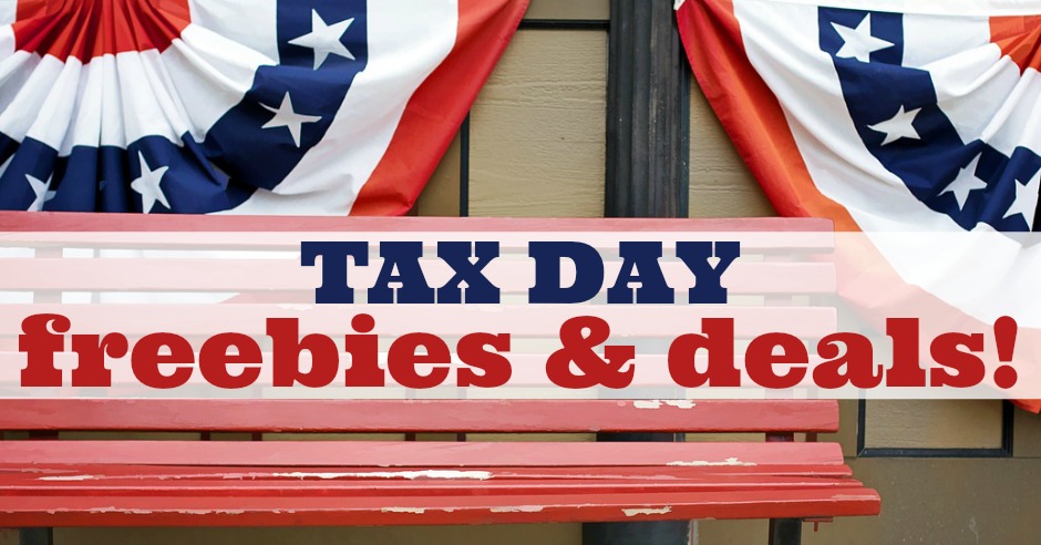 Freebies and deals on tax day