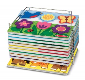 melissa and doug puzzle holder