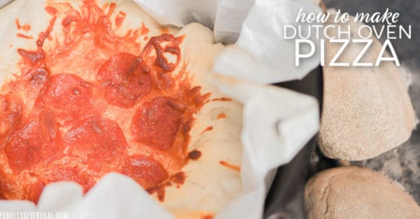 How to make dutch oven pizza