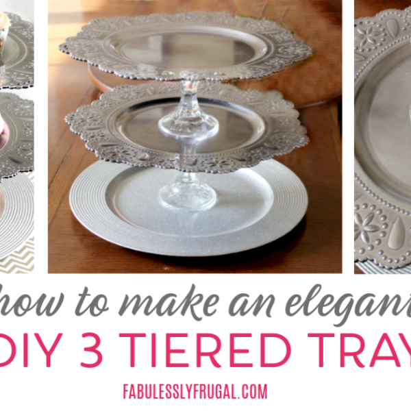 How to make a DIY 3 tier serving tray