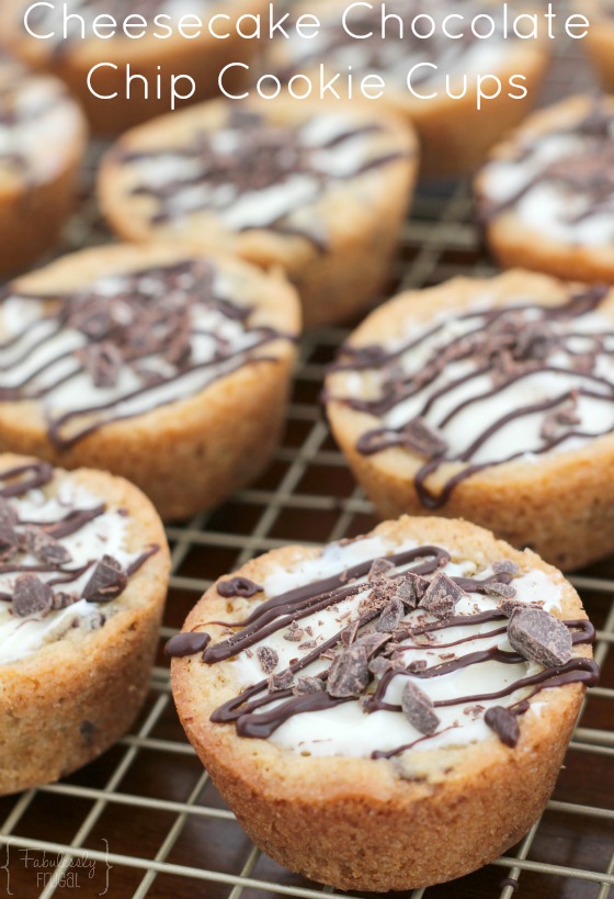 Cheesecake Chocolate Chip Cookie Cups Recipes Fabulessly Frugal