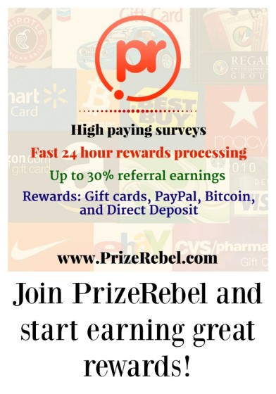 Use PrizeRebel to start earning great rewards