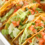 Easy baked tacos recipe