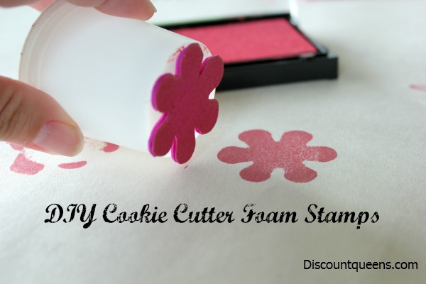 DIY Cookie Cutter Foam Stamps