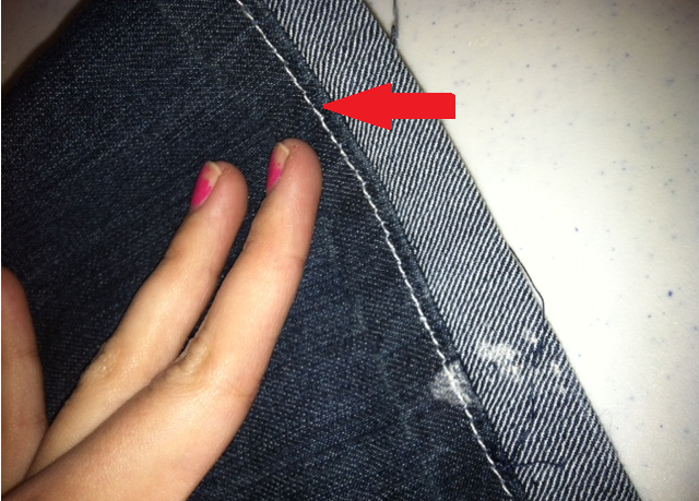 How to Hem Jeans with the Original Hem - Euro Hem Tutorial