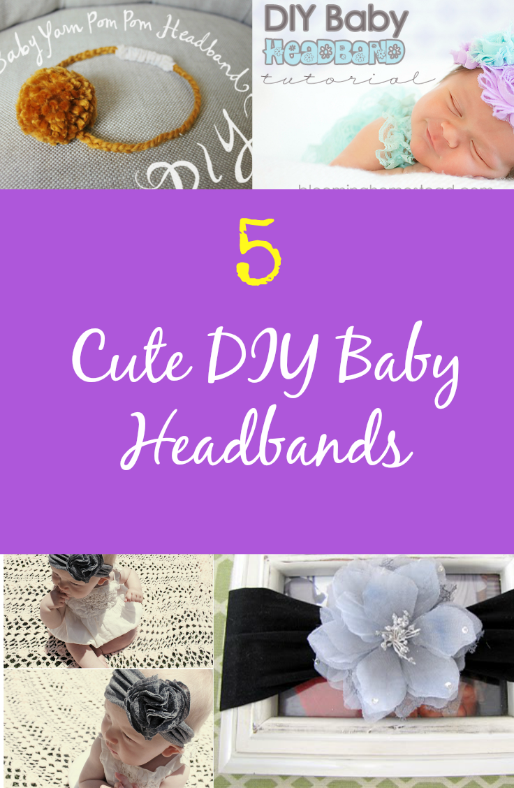 5 Cute DIY Baby Headbands - Fabulessly Frugal