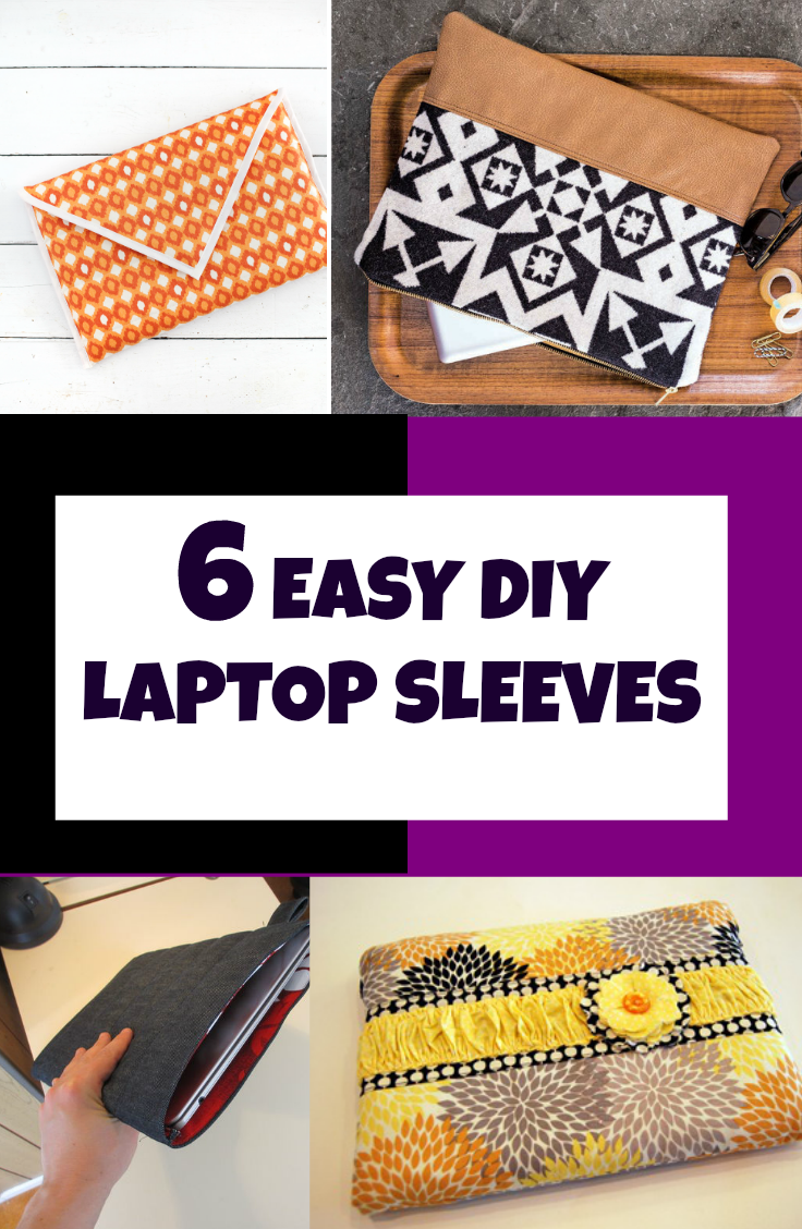 6 Easy DIY Laptop Sleeve Ideas - Fabulessly Frugal