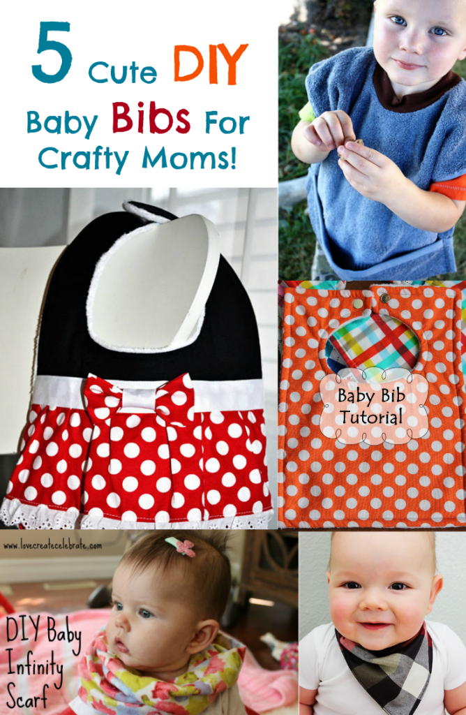 5 Cute DIY Baby Bibs For Crafty Moms! - Fabulessly Frugal