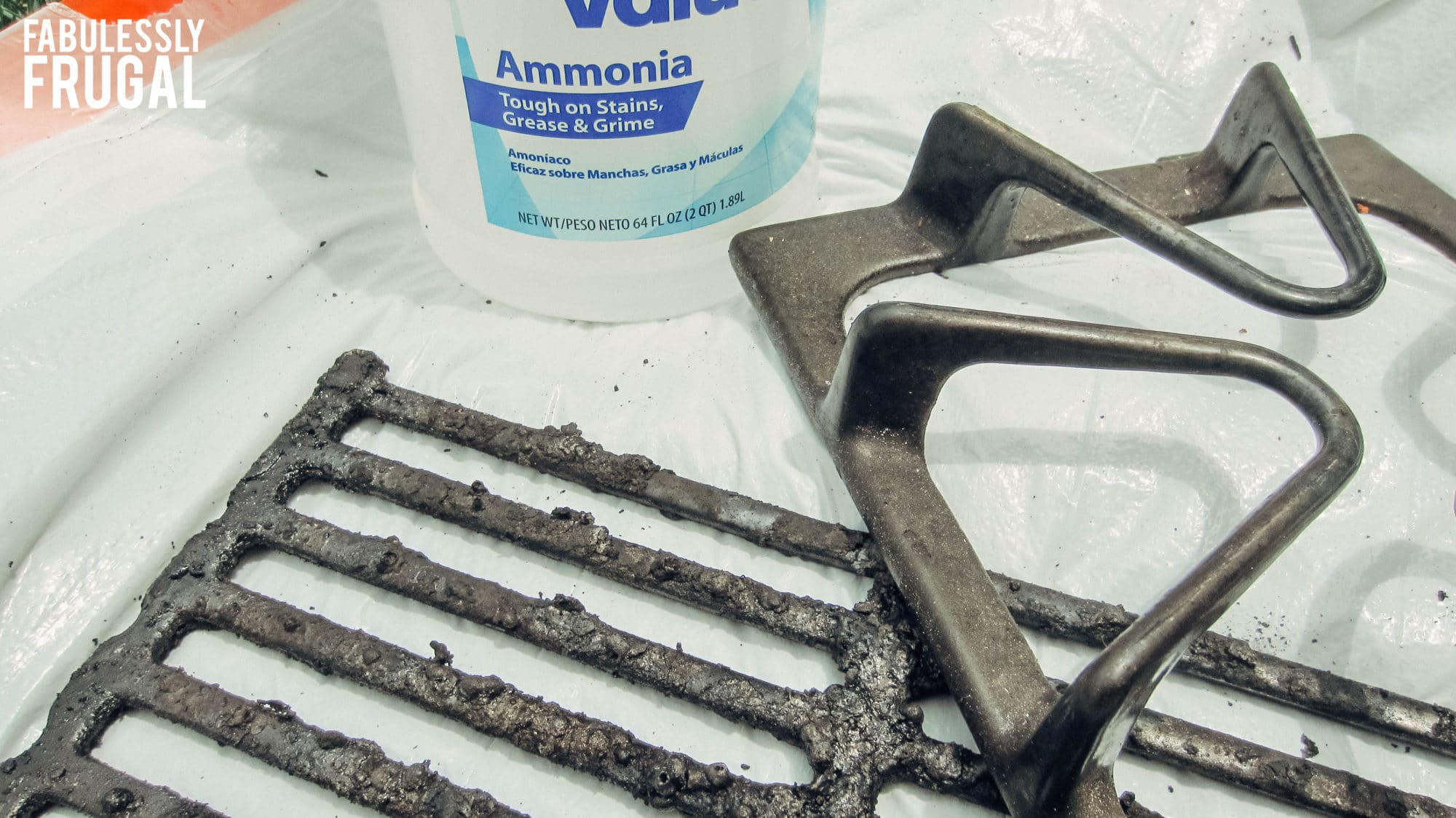 How to clean Stove Top Grates With Ammonia