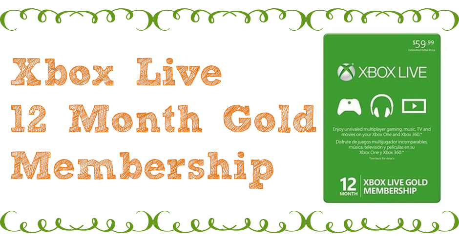 12 month xbox live game pass