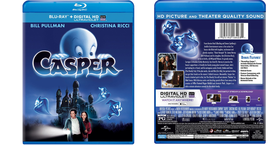 Casper on Blu-Ray and Digital HD - Fabulessly Frugal